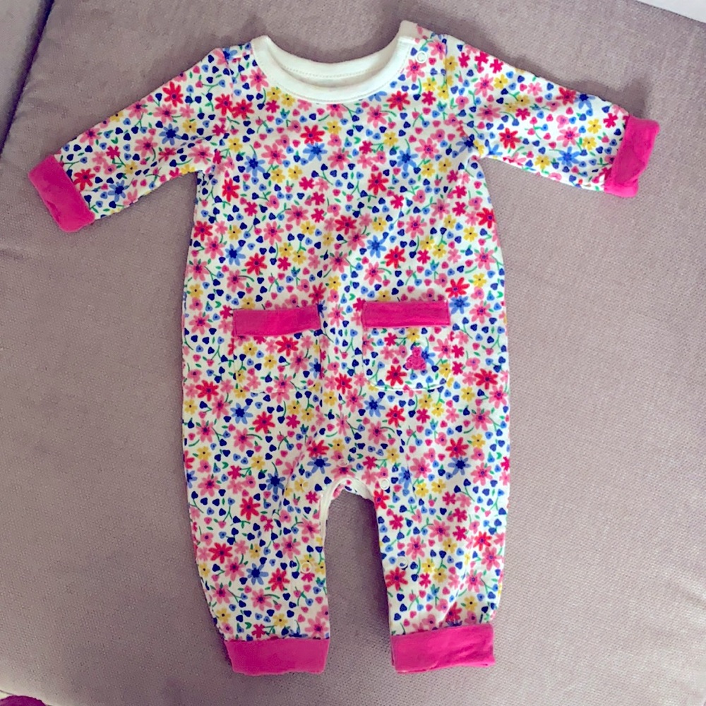 Newborn baby gap floral